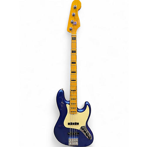 Used Fender American Ultra Jazz Bass Blue Electric Bass Guitar Blue