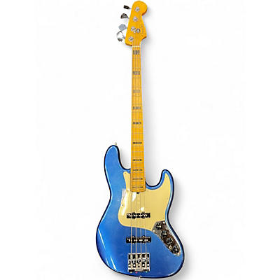Used Fender American Ultra Jazz Bass COBRA BLUE Electric Bass Guitar