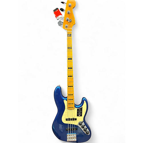 Used Fender American Ultra Jazz Bass COBRA BLUE Electric Bass Guitar COBRA BLUE