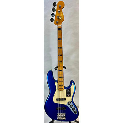 Fender Used Fender American Ultra Jazz Bass Cobra Blue Electric Bass Guitar