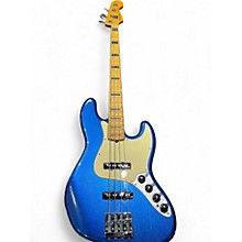 Used Fender American Ultra Jazz Bass Cobra Blue Electric Bass Guitar