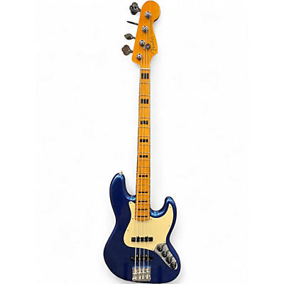 Used Fender American Ultra Jazz Bass Cobra Blue Electric Bass Guitar
