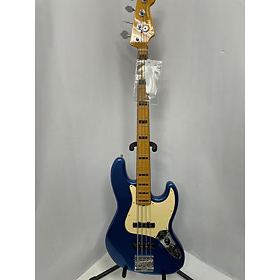 Fender Used Fender American Ultra Jazz Bass Metallic Blue Electric Bass Guitar