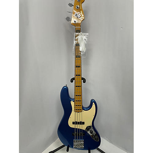 Fender Used Fender American Ultra Jazz Bass Metallic Blue Electric Bass Guitar Metallic Blue