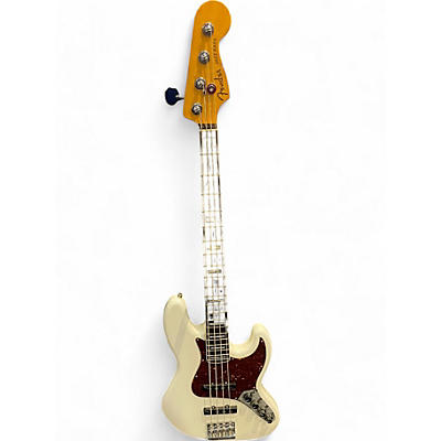 Fender Used Fender American Ultra Jazz Bass Pearl White Electric Bass Guitar