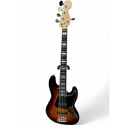 Fender Used Fender American Ultra Jazz Bass V 2 Tone Sunburst Electric Bass Guitar