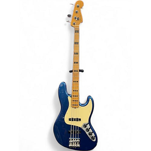 Used Fender American Ultra Jazz Bass cobra blue Electric Bass Guitar cobra blue