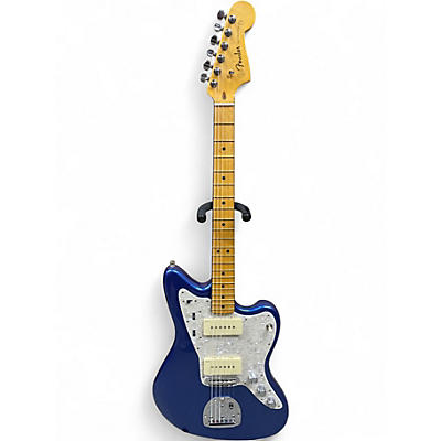 Used Fender American Ultra Jazzmaster Cobra Blue Solid Body Electric Guitar