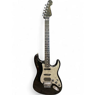 Used Fender American Ultra Luxe Stratocaster Black Solid Body Electric Guitar