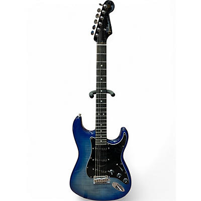 Used Fender American Ultra Luxe Stratocaster DENIM Solid Body Electric Guitar