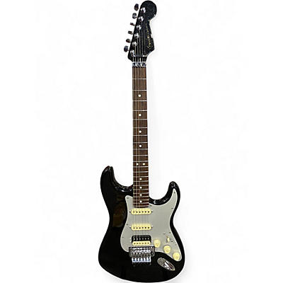 Used Fender American Ultra Luxe Stratocaster FLOYD ROSE HSS Black Solid Body Electric Guitar