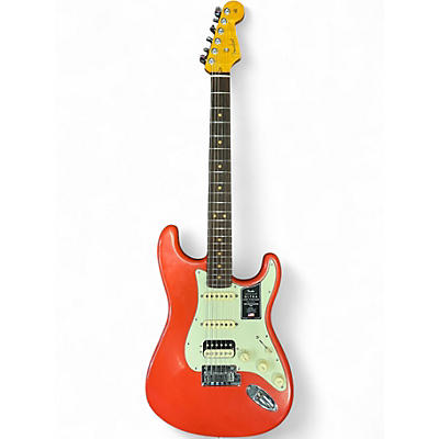 Used Fender American Ultra Luxe Stratocaster Fiesta Red Solid Body Electric Guitar