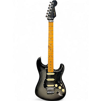 Used Fender American Ultra Luxe Stratocaster HSS FR Silverburst Solid Body Electric Guitar