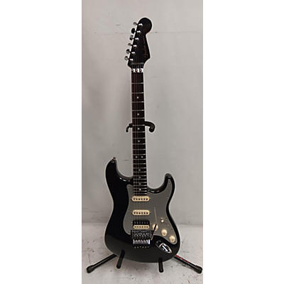 Fender Used Fender American Ultra Luxe Stratocaster Mystic Black Solid Body Electric Guitar