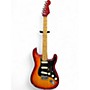 Used Fender American Ultra Luxe Stratocaster Plasma Red Burst Solid Body Electric Guitar Plasma Red Burst