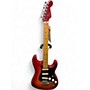 Used Fender American Ultra Luxe Stratocaster Plasma Red Burst Solid Body Electric Guitar Plasma Red Burst