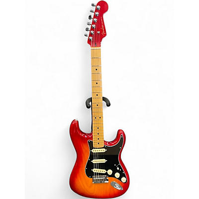 Used Fender American Ultra Luxe Stratocaster plasma red burst Solid Body Electric Guitar