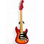 Used Fender American Ultra Luxe Stratocaster plasma red burst Solid Body Electric Guitar plasma red burst