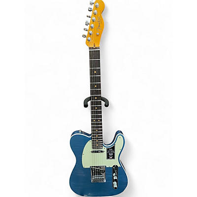 Used Fender American Ultra Luxe TELEcaster RELIC BLUE Solid Body Electric Guitar