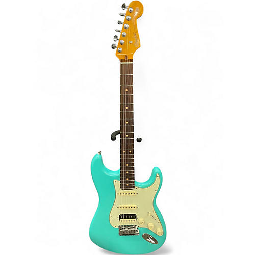 Used Fender American Ultra Luxe Vintage 60s HSS SEA FOAM GREEN Solid Body Electric Guitar SEA FOAM GREEN