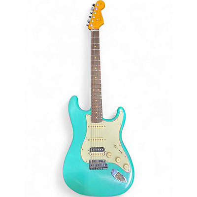 Used Fender American Ultra Luxe Vintage '60s Stratocaster HSS Seafoam Green Solid Body Electric Guitar