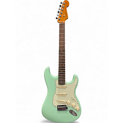 Used Fender American Ultra Luxe Vintage Stratocaster Surf Green Solid Body Electric Guitar
