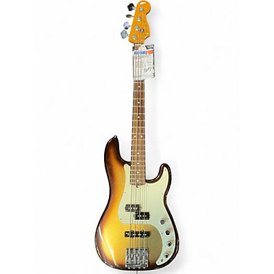 Used Fender American Ultra PJ Bass Sunburst Electric Bass Guitar