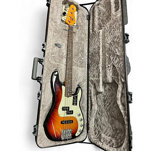 Fender Used Fender American Ultra Precision Bass 2 Color Sunburst Electric Bass Guitar 2 Color Sunburst