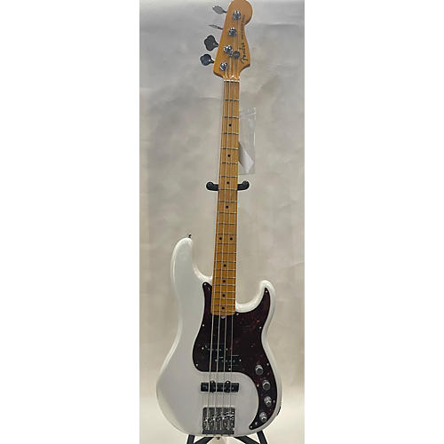 Fender Used Fender American Ultra Precision Bass GLITTER WHITE Electric Bass Guitar GLITTER WHITE