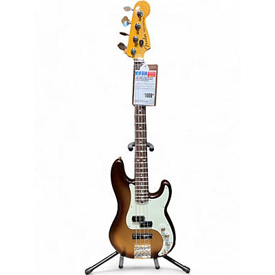 Fender Used Fender American Ultra Precision Bass Mocha Burst Electric Bass Guitar