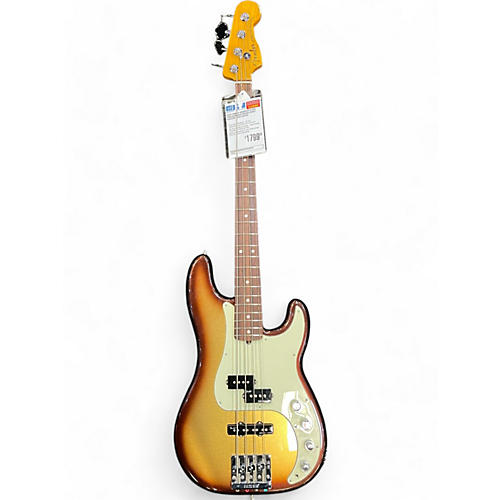 Fender Used Fender American Ultra Precision Bass Mocha Burst Electric Bass Guitar Mocha Burst