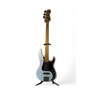 Used Fender American Ultra Precision Bass Platinum Electric Bass Guitar