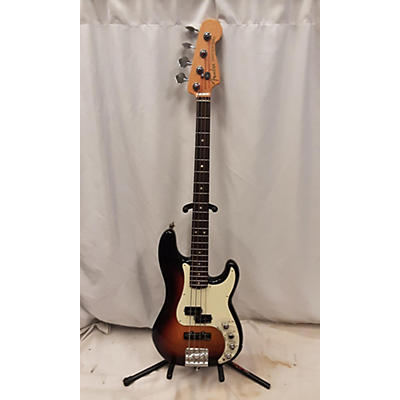 Fender Used Fender American Ultra Precision Bass Sunburst Electric Bass Guitar