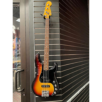 Fender Used Fender American Ultra Precision Bass Vintage Sunburst Electric Bass Guitar