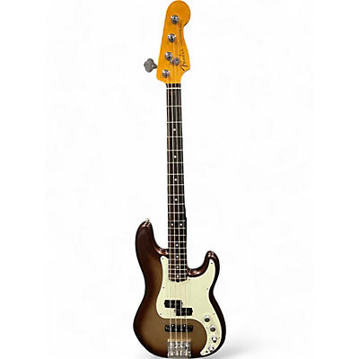 Fender Used Fender American Ultra Precision Bass mocha burst Electric Bass Guitar