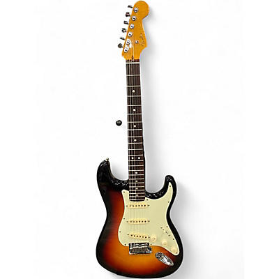 Used Fender American Ultra Stratocaster 3 Tone Sunburst Solid Body Electric Guitar