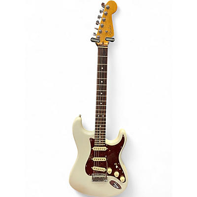 Used Fender American Ultra Stratocaster Arctic Pearl Solid Body Electric Guitar
