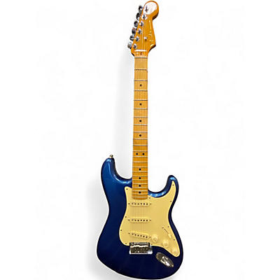 Used Fender American Ultra Stratocaster BLUE SPARKLE Solid Body Electric Guitar