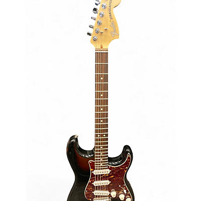 Used Fender American Ultra Stratocaster Black Solid Body Electric Guitar