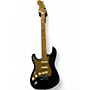Used Fender American Ultra Stratocaster Black and Gold Solid Body Electric Guitar Black and Gold