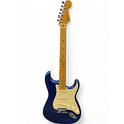 Fender Used Fender American Ultra Stratocaster Blue Solid Body Electric Guitar