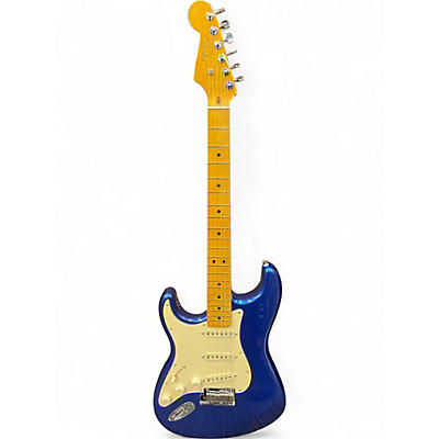 Used Fender American Ultra Stratocaster Blue Solid Body Electric Guitar