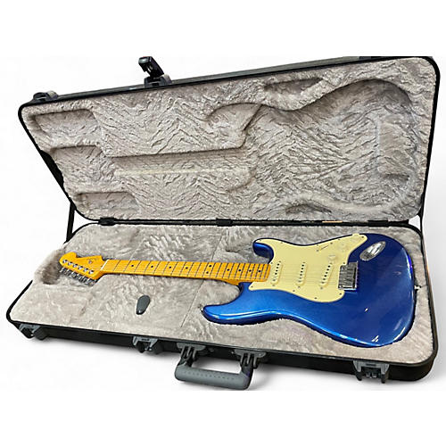 Used Fender American Ultra Stratocaster Blue Solid Body Electric Guitar Blue