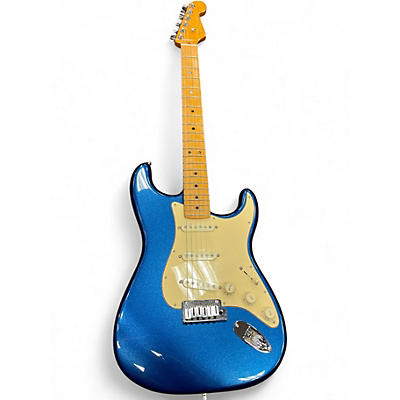 Used Fender American Ultra Stratocaster Blue Solid Body Electric Guitar