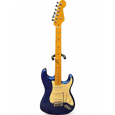 Used Fender American Ultra Stratocaster COBRA BLUE Solid Body Electric Guitar