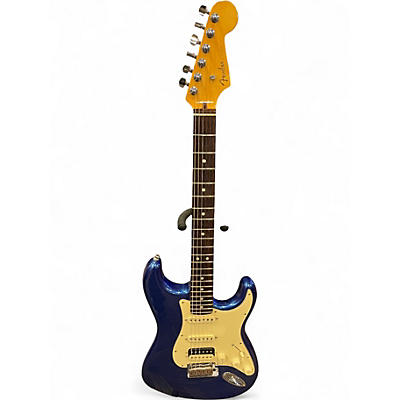 Used Fender American Ultra Stratocaster COBRA BLUE Solid Body Electric Guitar