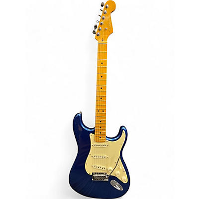 Fender Used Fender American Ultra Stratocaster Cobra Blue Solid Body Electric Guitar