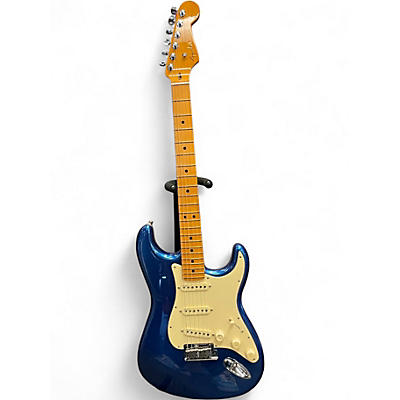 Used Fender American Ultra Stratocaster  Cobra Blue Solid Body Electric Guitar