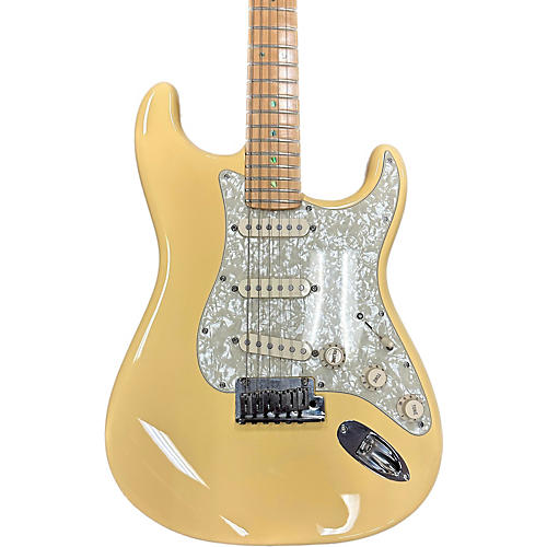 Fender Used Fender American Ultra Stratocaster Dark Yellow Solid Body Electric Guitar dark yellow