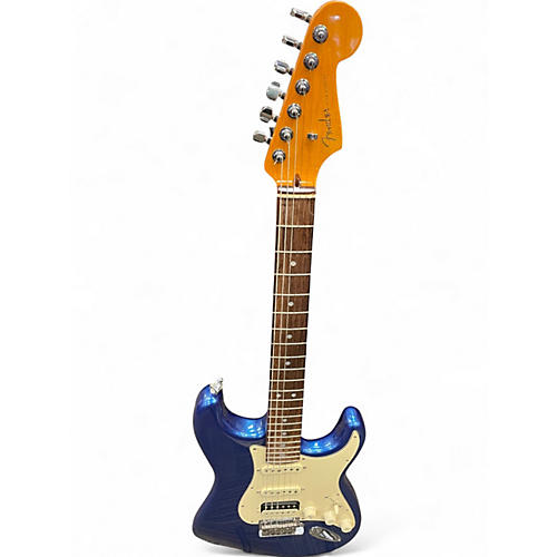 Used Fender American Ultra Stratocaster HSS Blue Solid Body Electric Guitar Blue